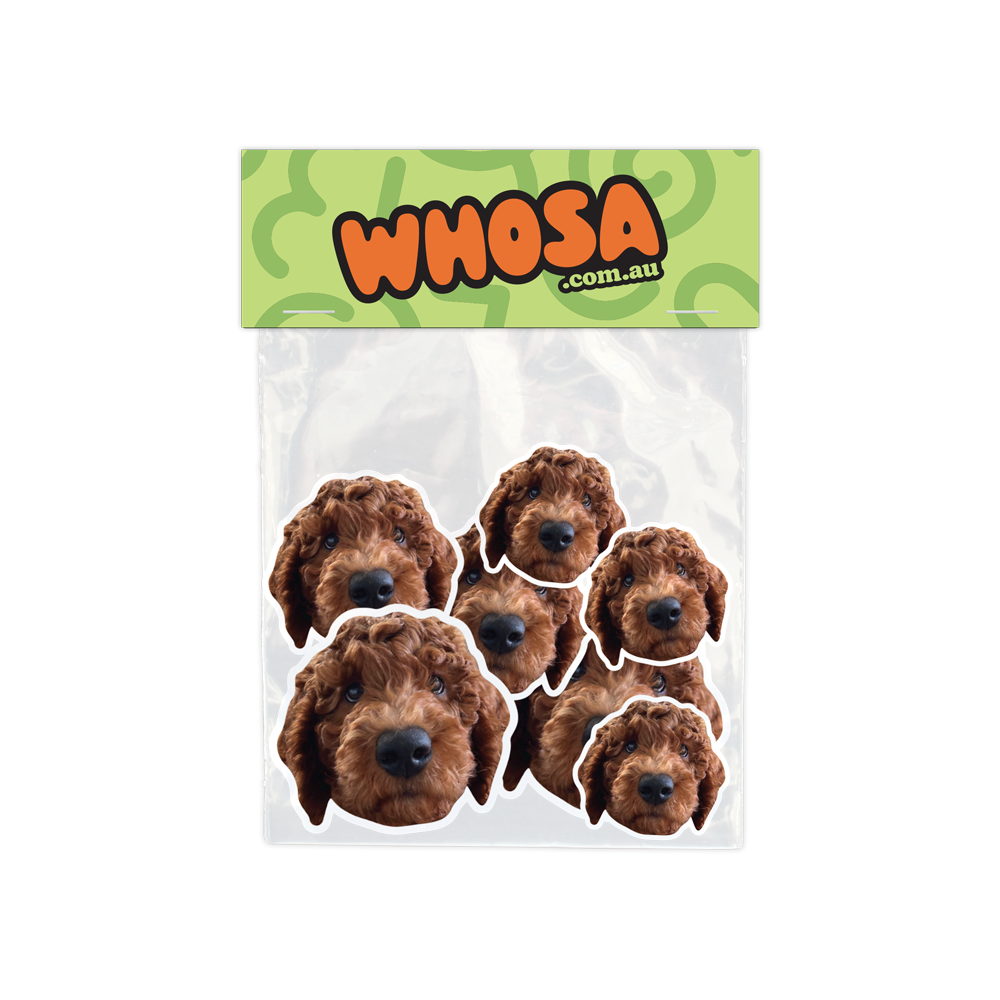 Custom DieCut Pet Stickers Sticker Pack WHOSA