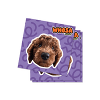 Custom Pet Sticker (Face Only) - Squiggle Collection