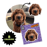 Custom Pet Sticker (Face Only) - Squiggle Collection