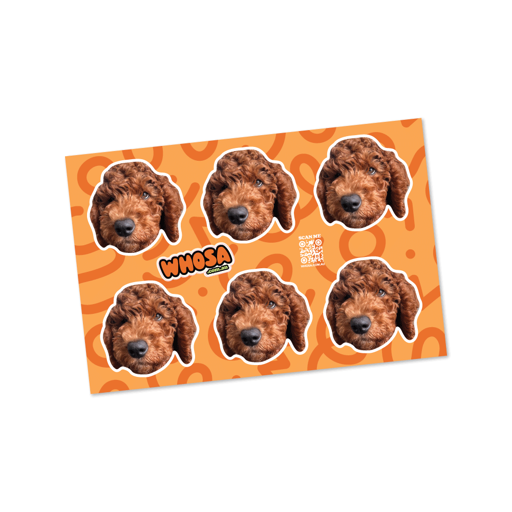 3 Pack - Custom Dog Sticker Sheets