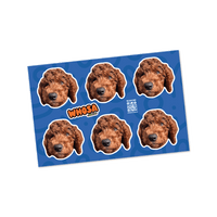 3 Pack - Custom Dog Sticker Sheets