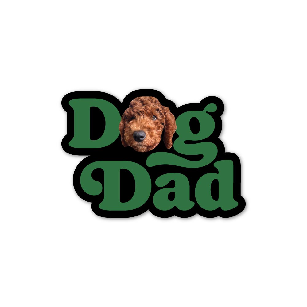 Custom Dog Dad Sticker