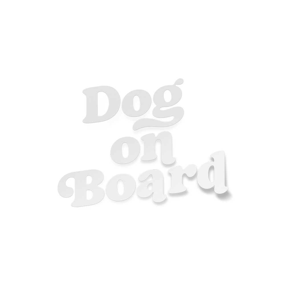Dog on Board Decal