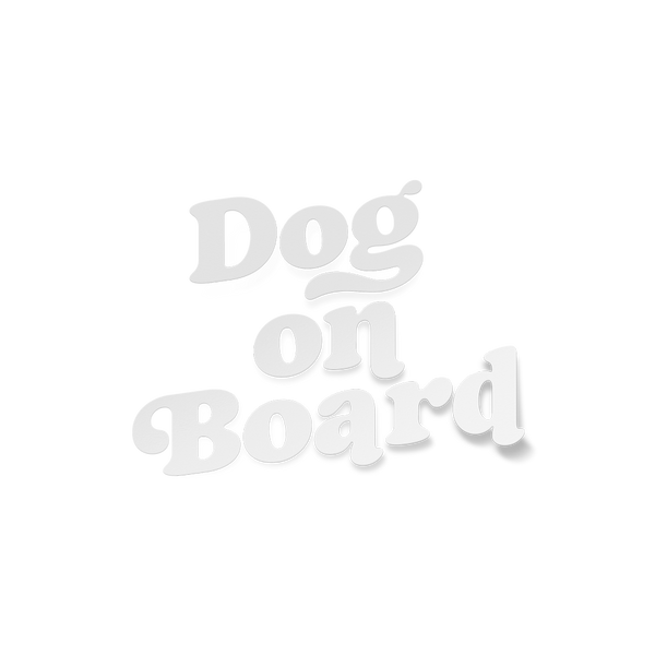 Dog on Board Decal