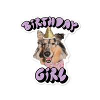 Birthday Girl Custom Pet Sticker