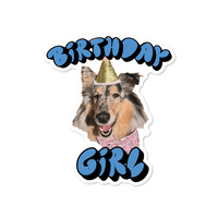 Birthday Girl Custom Pet Sticker