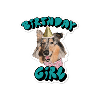 Birthday Girl Custom Pet Sticker